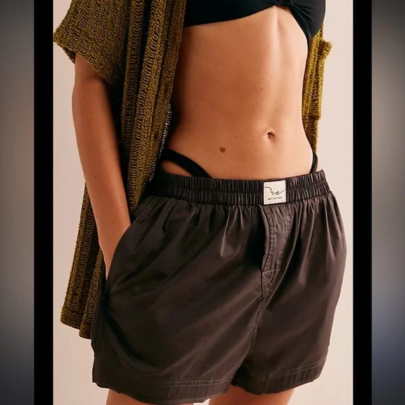 Free People Day To Day Solid Boxer - Picture 4 of 4